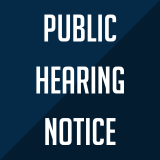 Public hearing notice