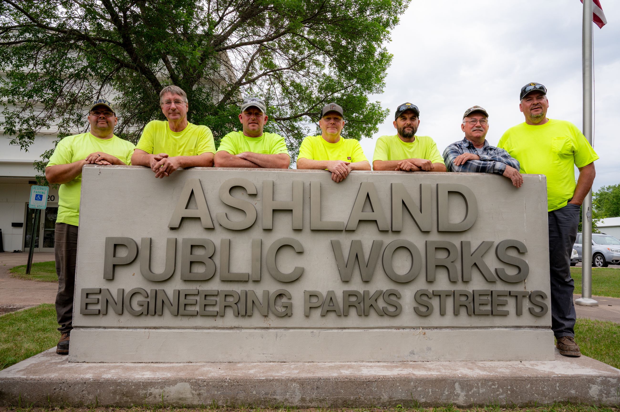 A group photo of the streets staff.